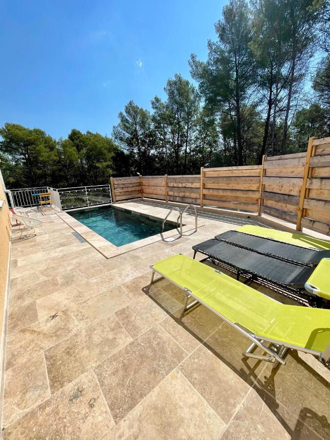 Charmante Maison Climatisee Avec Piscine ดรากิญญ็อง ภายนอก รูปภาพ